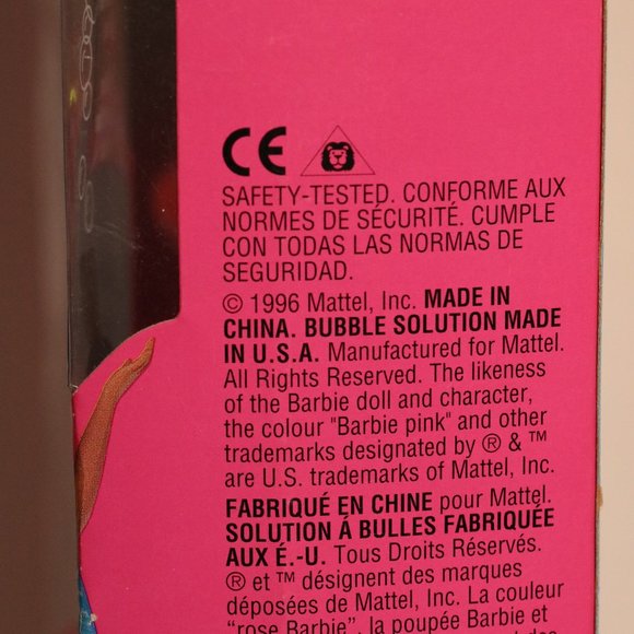 Rare Brand New Foreign International Bubbling Mermaid 1996 Barbie 90's doll - Picture 9 of 9